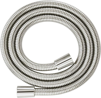 KESTE Shower Hose Extra Long, 71 Inches High-Density Anti-Leak Stainless Steel Handheld Showerhead Hose with Dual Cone Anti-Tangle Nuts, Nickel