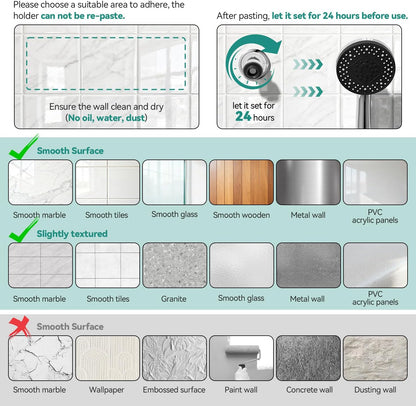Magnetic Shower Head Holder for KESTE 460311 Shower Head Combo